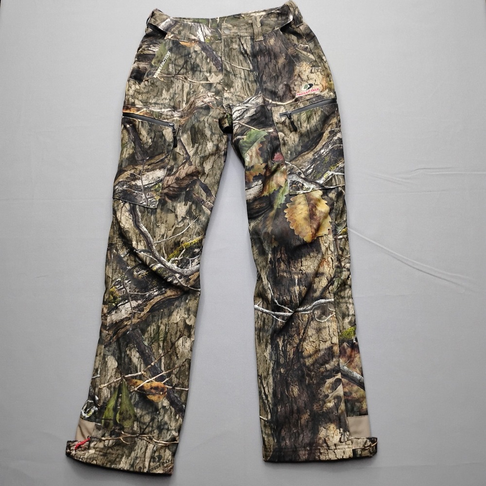 Mossy Oak Scent-Factor Hunting Pants Camo Timber Wolf Country Mens Small 30x32 - Picture 1 of 7